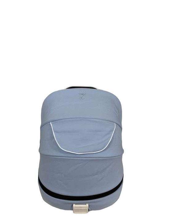 Shop Mockingbird 2nd Seat Kit with Extendable Canopy, Sky, Watercolor Drops, Silver with Penny Leather, 2023 at Goodbuygears