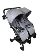 used Mompush Lithe Double Stroller, 2022, Grey