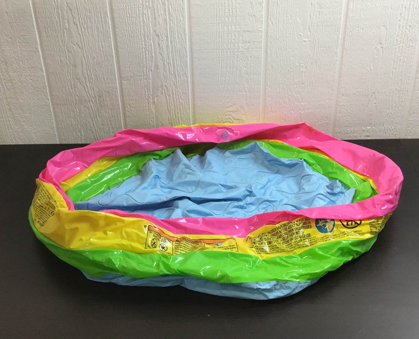 used Intex Inflatable Pool, Summer Sunset Glow Design