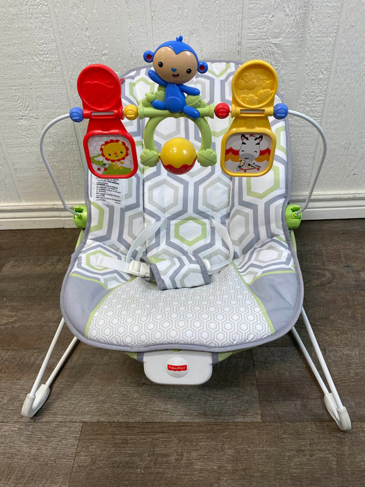 secondhand Fisher Price Baby Bouncer, Geo Meadow