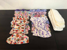 used BUNDLE Cloth Diapers, One Size Pocket