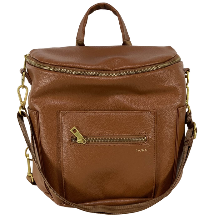 used Fawn Design The Original Diaper Bag, Brown