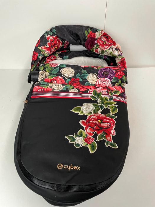 Shop Cybex MIOS LUX Carry Cot, Black Spring Blossom at Goodbuygears