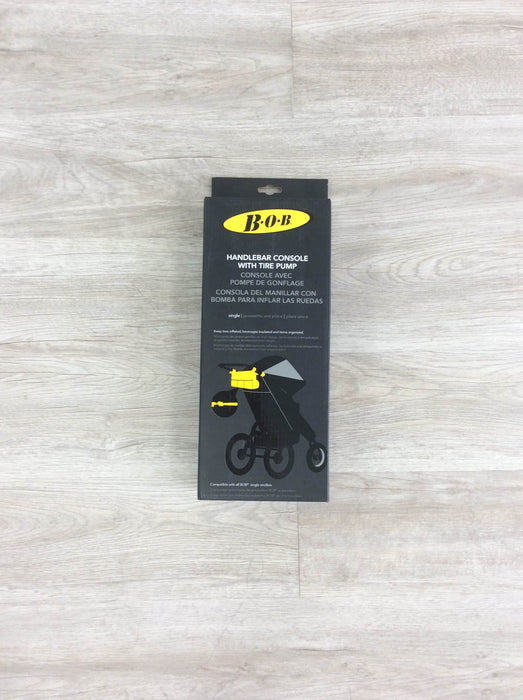 used BOB Handlebar Console with Tire Pump for Single Jogging Strollers