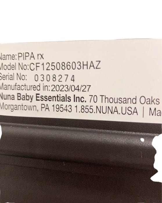 Shop Nuna PIPA rx Infant Car Seat with RELX Base, 2023, Hazelwood at Goodbuygears
