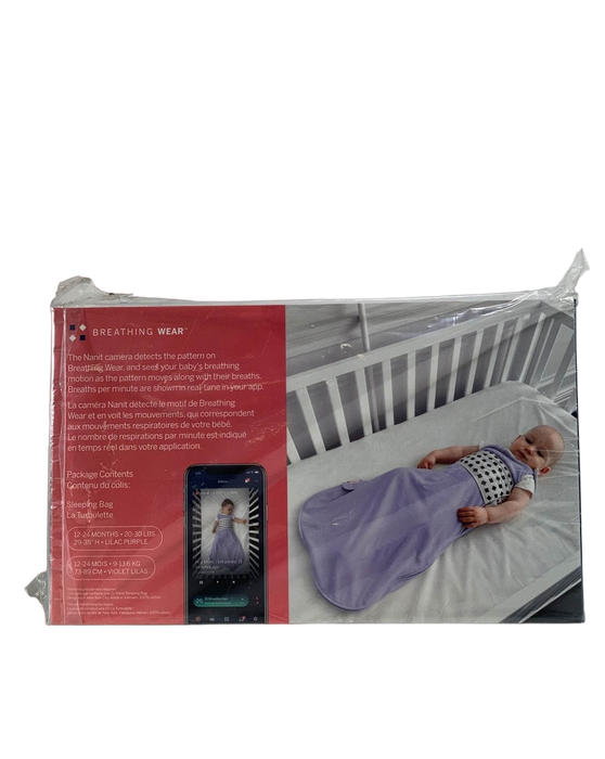 Shop Nanit Breathing Wear Sleeping Bag, 12-24months, Lilac Purple at Goodbuygears