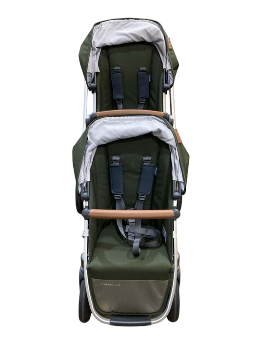 Shop UPPAbaby VISTA V2 Double Stroller, 2019, Hazel (Olive Green ) at Goodbuygears