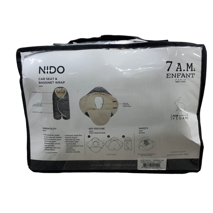 Shop 7 A.M. Enfant Nido Cloud, Heather Grey, Small (0-6 months) at Goodbuygears