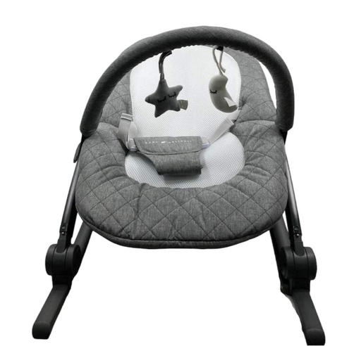 Shop Baby Delight Go with Me Aura Deluxe Portable Rocker & Bouncer, Quilted Charcoal Tweed at Goodbuygears