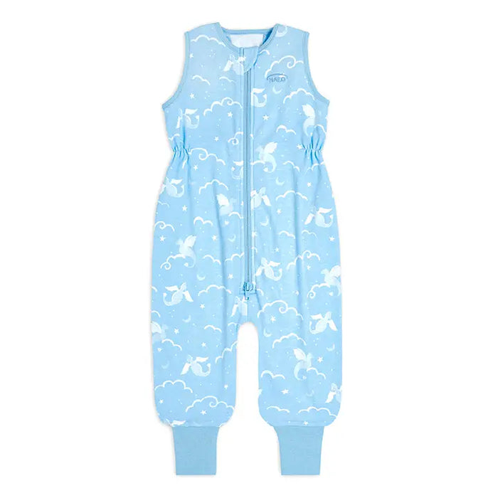 used Halo Toddler SleepSack Wearable Blanket, 2T, Cotton, 0.5, Blue Dragons