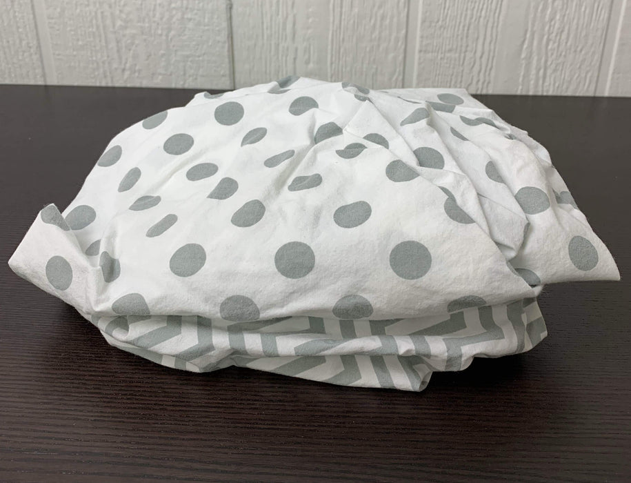 used BUNDLE Fitted Mini Crib Sheets