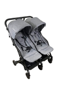 used Mompush Lithe Double Stroller, 2022, Grey
