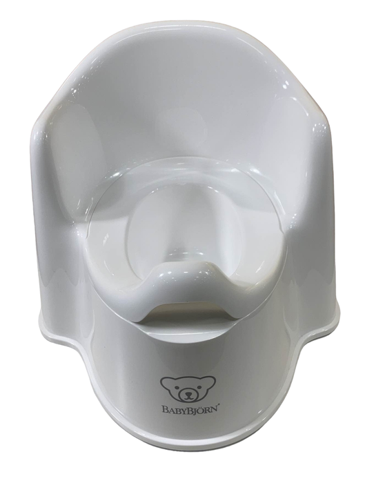 used BabyBjorn Potty Chair, White/Gray