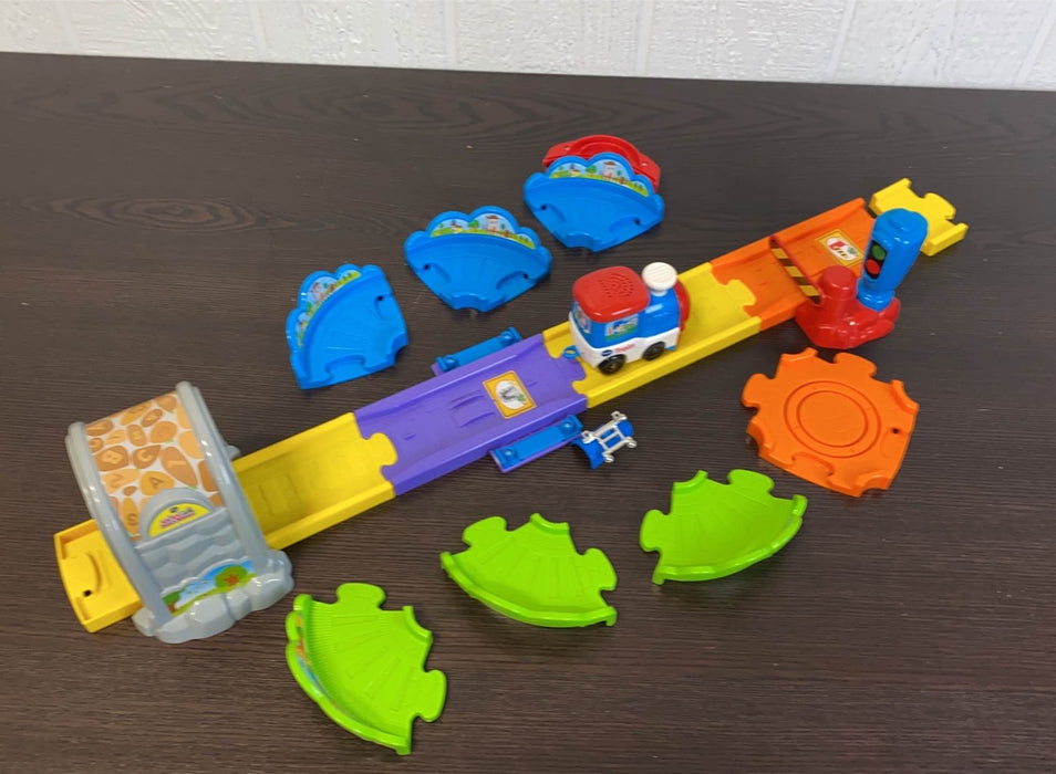 secondhand VTech Go! Go! Smart Wheels Train Station Play Set