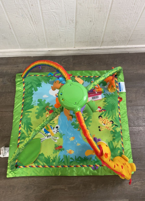 secondhand Fisher Price Rainforest Melodies and Lights Deluxe Gym