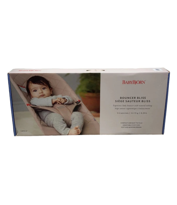 Shop BabyBjorn Bouncer Bliss, Dark Gray Frame, Gray Mesh at Goodbuygears