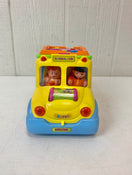 secondhand ToyThrill Yellow School Bus Musical Toy