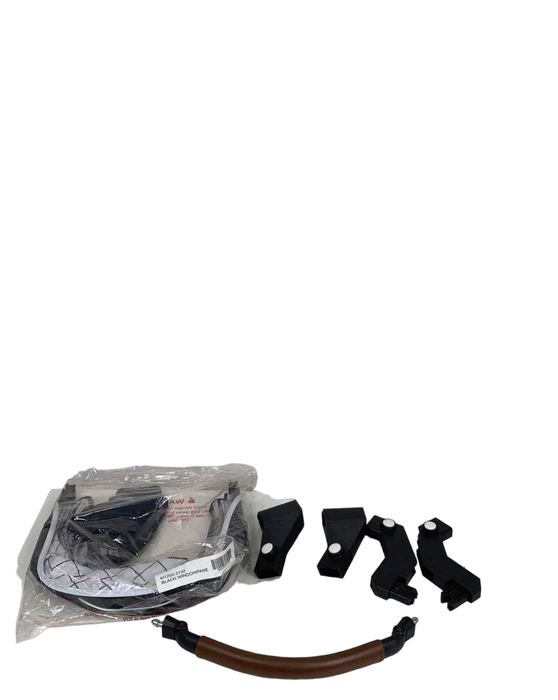 Shop Mockingbird 2nd Seat Kit with Extendable Canopy, 2021, Black, Windowpane, Silver with Penny Leather at Goodbuygears