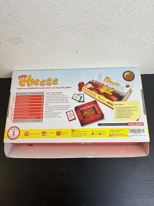 secondhand Logic Roots Say Cheese Multiplication Game