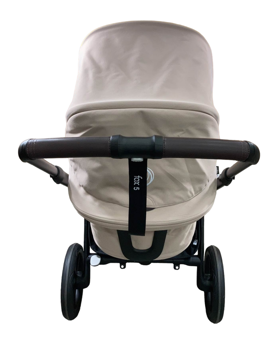 Shop Bugaboo Fox 5 Stroller, 2023, Black Frame, Desert Taupe at Goodbuygears