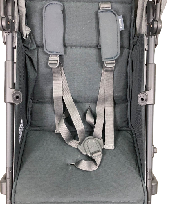 Shop UPPAbaby MINU V2 Stroller, 2022, Greyson (Charcoal Melange) at Goodbuygears