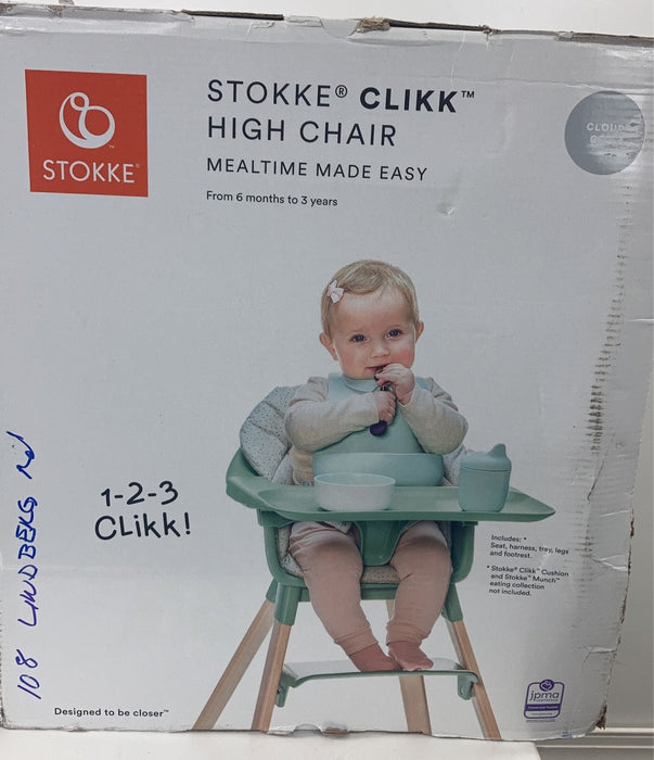 Shop Stokke Clikk High Chair, Cloud Grey at Goodbuygears