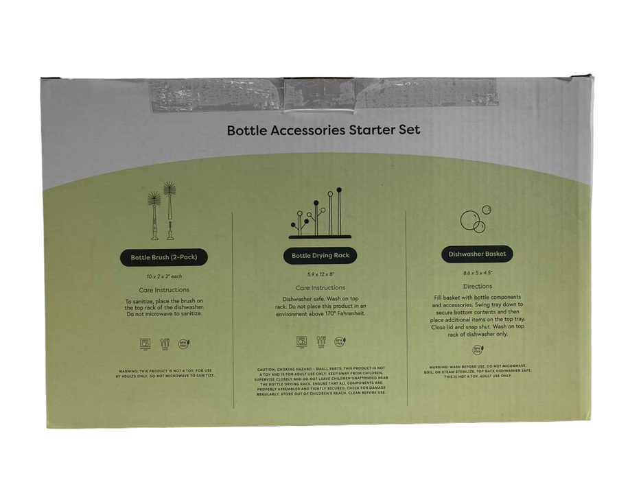 Shop Sprucely Bottle Accessories Starter Set, White/Sage at Goodbuygears