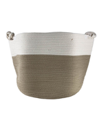 Shop Parker Baby Co. Rope Storage Basket, Round, Cream/Beige at Goodbuygears