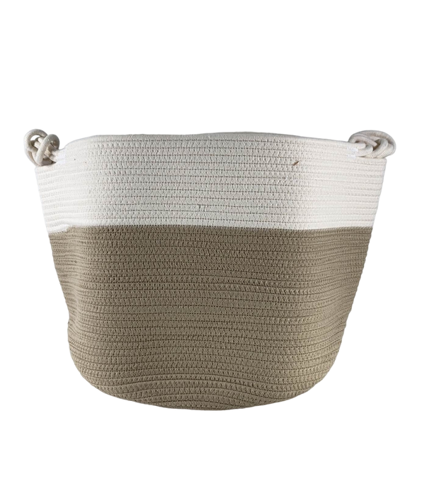 Shop Parker Baby Co. Rope Storage Basket, Round, Cream/Beige at Goodbuygears