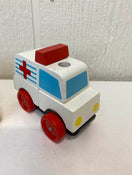 secondhand Melissa & Doug Stacking Emergency Vehicles