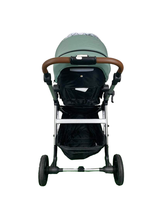Shop Mockingbird Single 2.0 Stroller, Silver with Penny Leather, 2023, Windowpane, Sage at Goodbuygears