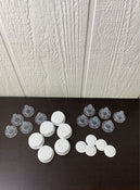 used BUNDLE Lifefactory, Caps and Nipples