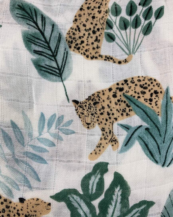 Shop LouLou Lollipop Fitted Crib Sheet, Tropical Jungle at Goodbuygears
