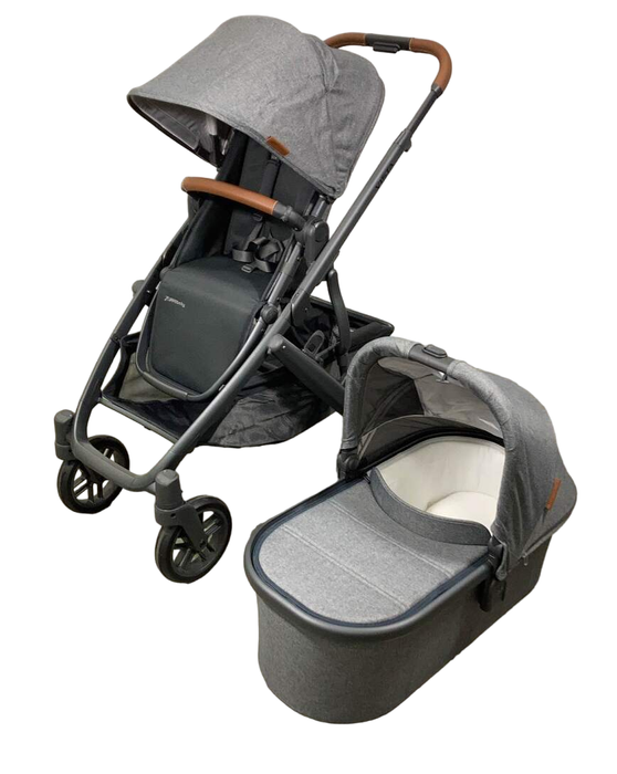 Shop UPPAbaby VISTA V2 Stroller, 2022, Greyson (Charcoal Melange) at Goodbuygears