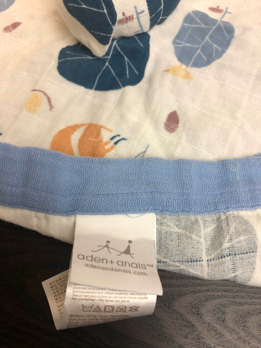Shop Aden + Anais Cotton Muslin Lovey Security Blanket, Elephant at Goodbuygears