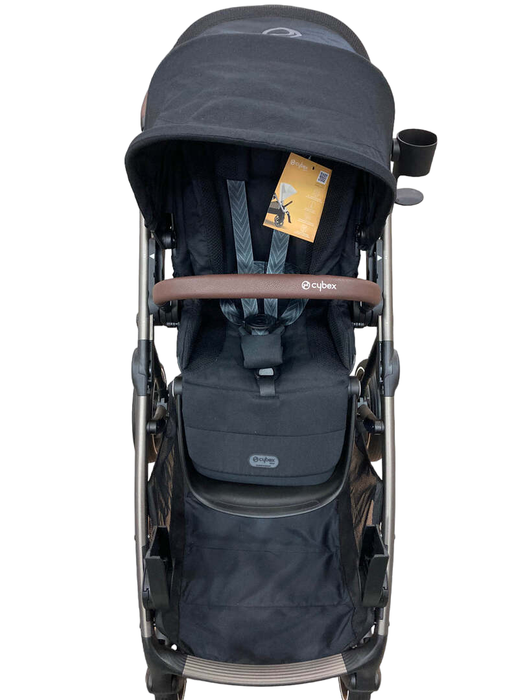 Shop Cybex Gazelle S Modular Stroller, 2023, Taupe Frame, Moon Black at Goodbuygears