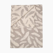 Shop Crane Baby Cotton Muslin Jacquard Blanket, Grey Feather at Goodbuygears