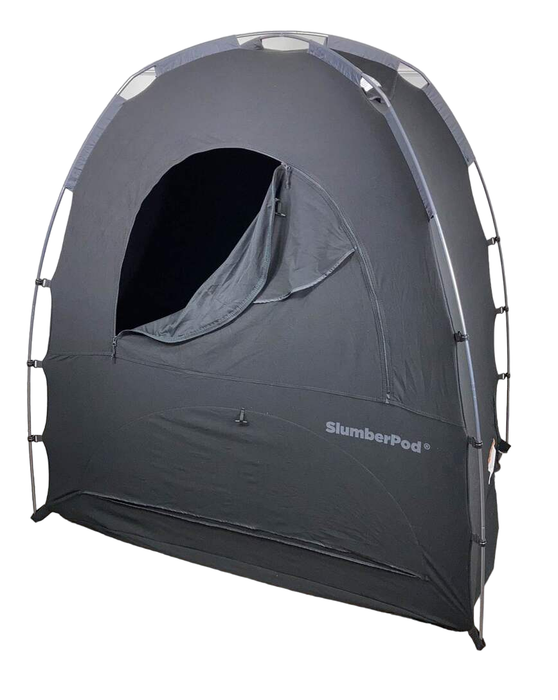 Shop SlumberPod 3.0 Sleep Canopy, Black with Gray Accents at Goodbuygears