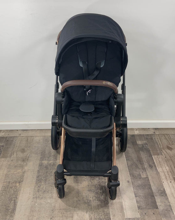 Shop Cybex PRIAM Stroller, 2022, Rosegold, Deepest Black at Goodbuygears