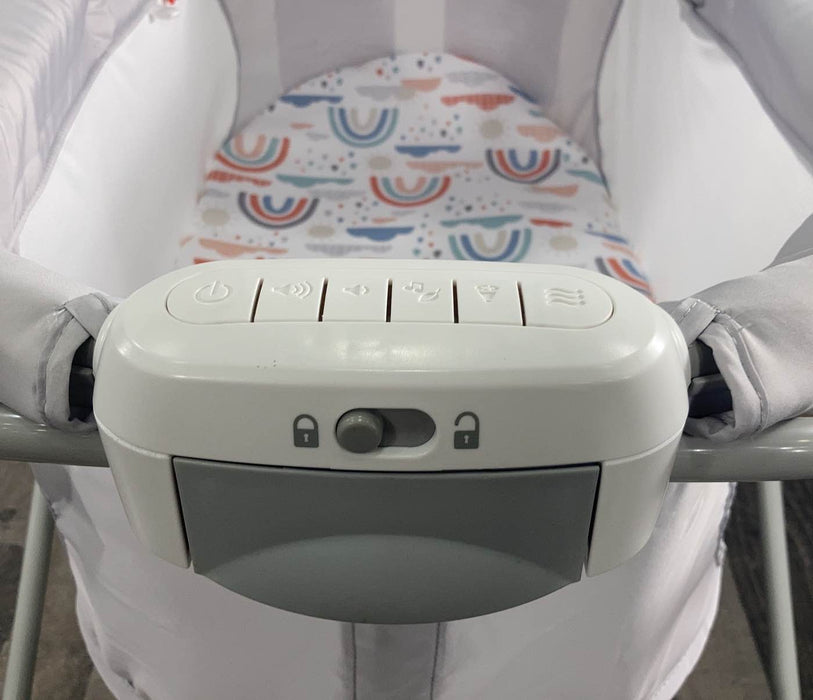 Shop Fisher Price Soothing View Bassinet, Rainbow Showers at Goodbuygears