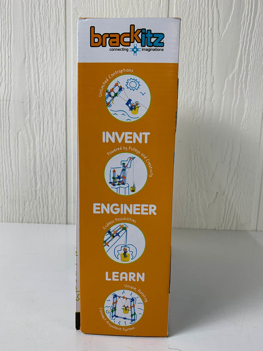 secondhand Brackits Brackitz Pulleys 77 Piece Set Educational Construction Set