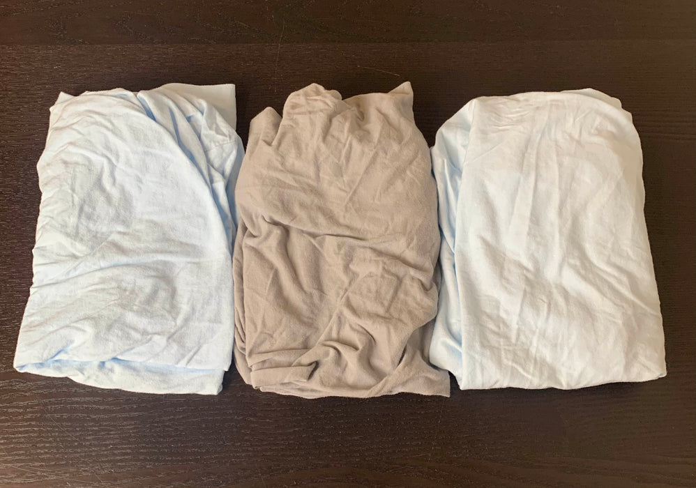 used BUNDLE Fitted Crib Sheets