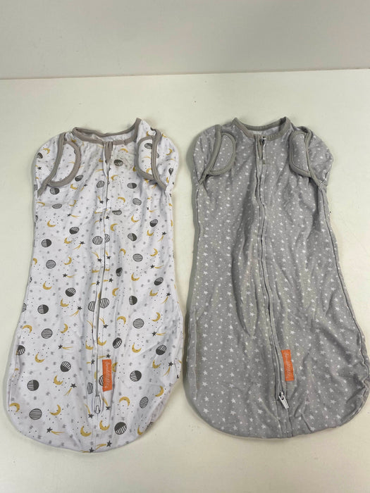 Shop SwaddleMe Arms Free Convertible Pod, 2pk, Stars Moon, Large, 4-6 months at Goodbuygears