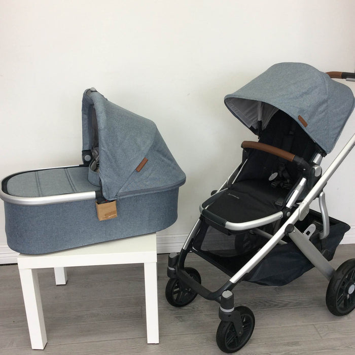 Shop UPPAbaby VISTA V2 Stroller, Gregory (Blue Melange) at Goodbuygears