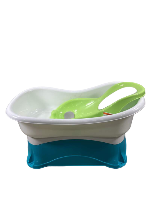 used Summer Infant Comfort Height Bath Center With Step Stool