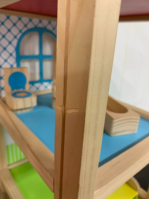 secondhand Melissa & Doug Hi Rise Dollhouse