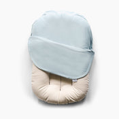 Shop Snuggle Me Organic Sensory Infant  Lounger, Natural with Bluebell Cover at Goodbuygears