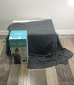 used Moby Wrap Evolution Baby Carrier, Charcoal