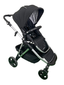 Shop Mockingbird Single to Double 2.0 Stroller, Silver with Black Leather, 2023, Windowpane, Black at Goodbuygears