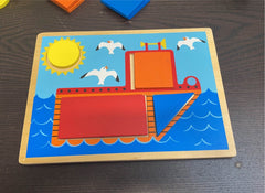 secondhand Melissa & Doug Beginner Pattern Blocks